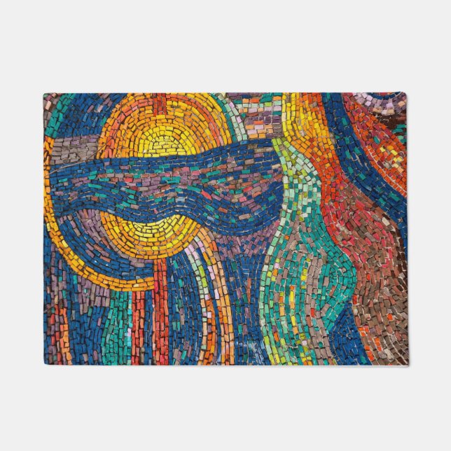 Tapete Blue, Orange  (Frente)