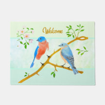 Bluebird Doormat
