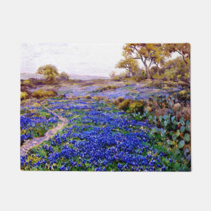 Tapete Bluebonnets em Twilight, norte de San Antonio,
