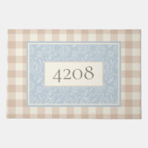 Blush Buffalo Check Blue Floral Botânico
