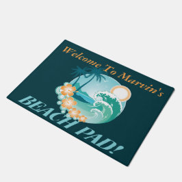 Tapete Boa vinda à almofada da praia