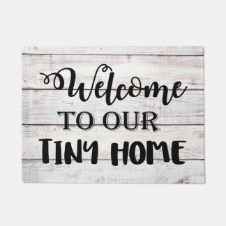 Tapete Boa vinda a nosso Doormat Home minúsculo