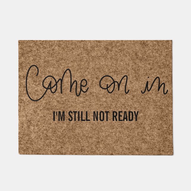 Tapete Boa vinda engraçada (Frente)