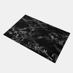 Tapete Boas-vindas a Black Marble Doormat