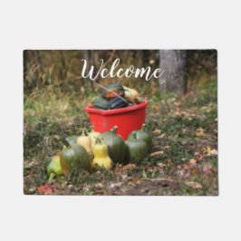 Tapete Boas-vindas à Colheita de Jardim do Campo
