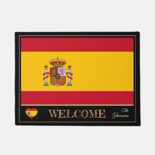Tapete Boas-vindas à Espanha e à Casa da Bandeira espan