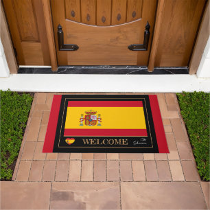 Tapete Boas-vindas à Espanha e à Casa da Bandeira espan