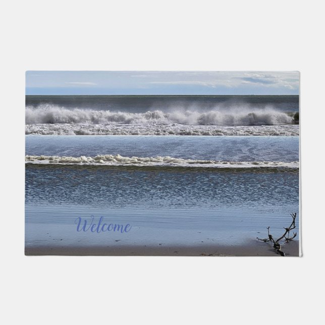 Tapete Boas-vindas à porta para casas costeiras (Frente)