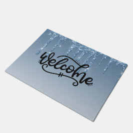 Tapete Boas-vindas ao brilho azul