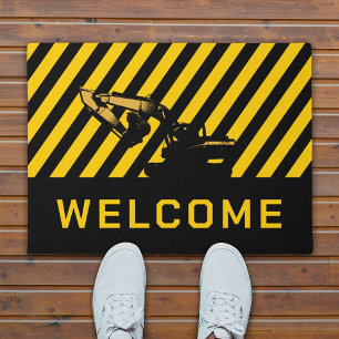 Tapete Boas-vindas ao equipamento pesado de escavação de 