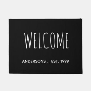 Tapete Boas-vindas ao Farmhouse Porta Personalizada