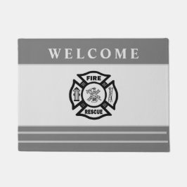 Tapete Boas-vindas ao resgate do bombeiro
