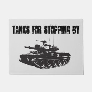 Tapete Boas-vindas ao Tanque do Exército