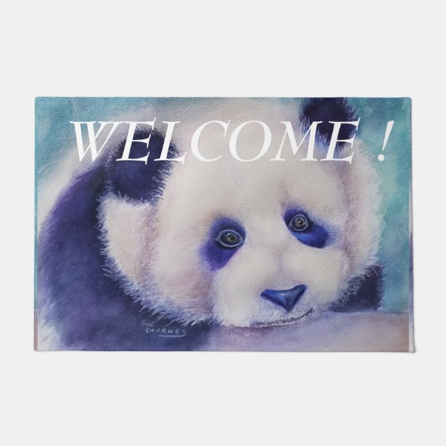 TAPETE BOAS-VINDAS DE PANDA (Frente)