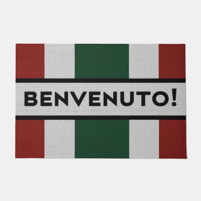 Tapete Boas vindas italianas (Frente)