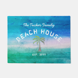 Tapete Boas-vindas Tropicais Ocean Blue Beach House
