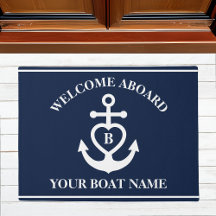 Boat Monograma de Nome de Âncora Coração de Boas-V