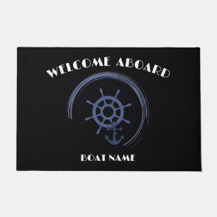 Tapete Boat NMaritime Anchor Laurel - Bem-vindo Personali