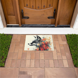 Tapete Boho Floral Fox Willife Nature