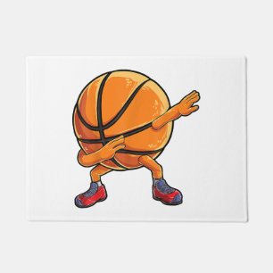 Tapete Bola de Basquete Brincadeira Homens Engraçados Mul