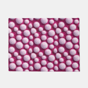 Tapete Bolas Macias Rosa Flutuantes em Magenta Vibrante B