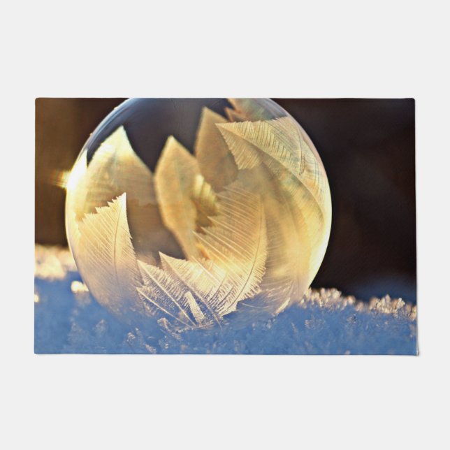 Tapete Bolha de sabão na neve (Frente)