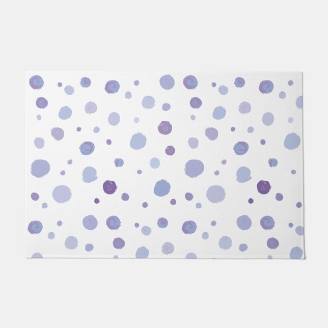 Tapete bolinhas pintadas à mão (Frente)