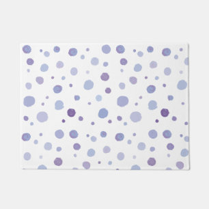 Tapete bolinhas pintadas à mão