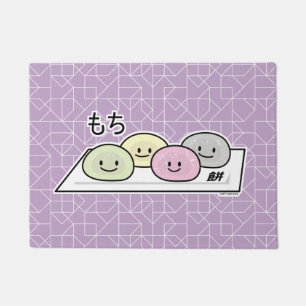 Tapete Bolo de arroz sorvete Mochi japonês chá verde