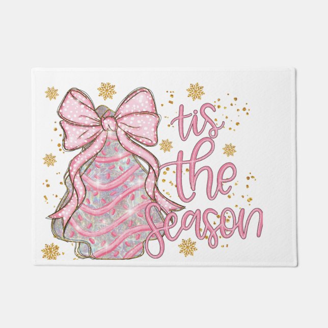 Tapete Bolo de Árvore de Natal de Coquette Tis (Frente)