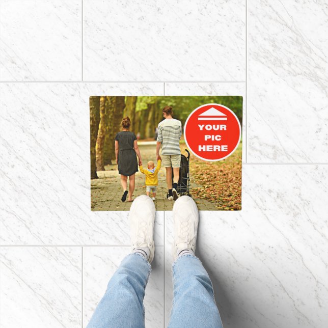 Tapete Bonita! Porta - Personalizada - 18" x 24" (Interior)