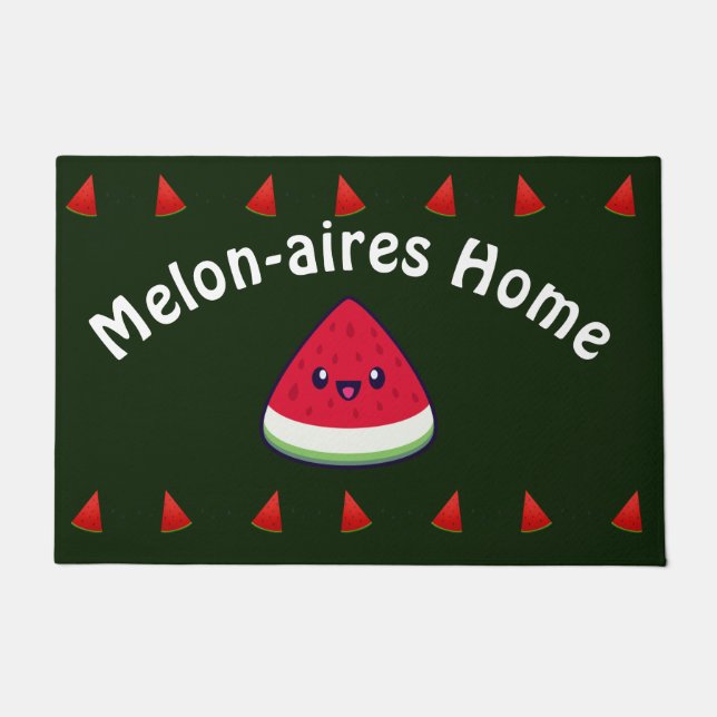 Tapete Bonito Sorriso Kawaii Watermelon (Frente)