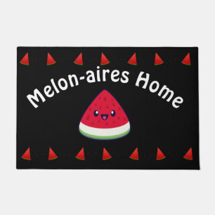Tapete Bonito Sorriso Kawaii Watermelon Doormat