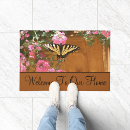 Tapete Borboleta Amarela Bem-vinda