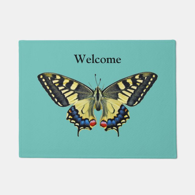 Tapete Borboleta amarela e preta (Frente)