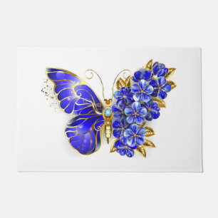 Tapete Borboleta Flor Sapphire