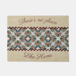 Tapete Borracha russa e flores