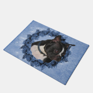 Tapete Boston Terrier Dog Wreath