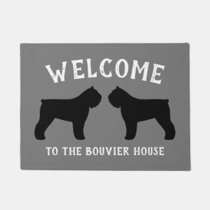 Tapete Bouvier des Flandres Dog Breed Silhouettes