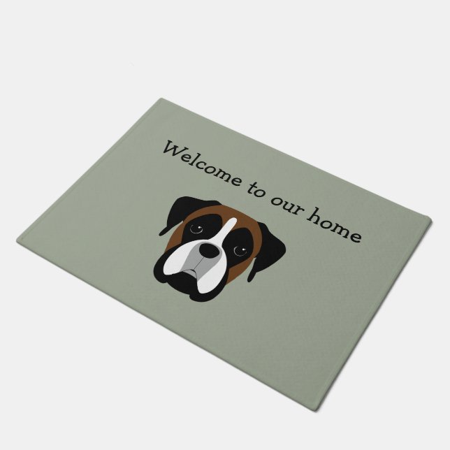 Tapete Boxer Pet Home - Boxer - Matrizes de boas-vindas (Inclinado)