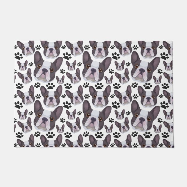 Tapete Branca Branca Branca Branca Pet Puppy Cão (Frente)