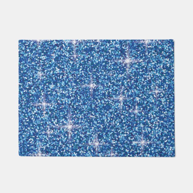 Tapete Brilho iridescente azul (Frente)