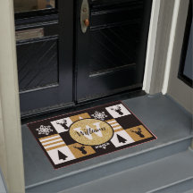 Brilho Monogrammed do feriado