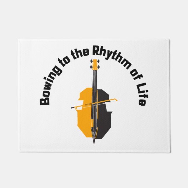 Tapete Brincando ao ritmo da vida Cello (Frente)