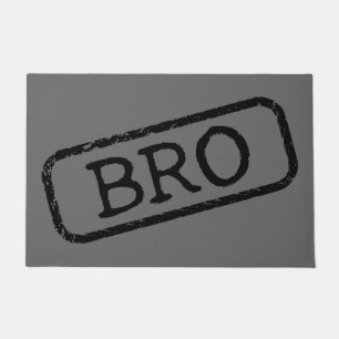 Tapete "Bro" embalado e aprovado