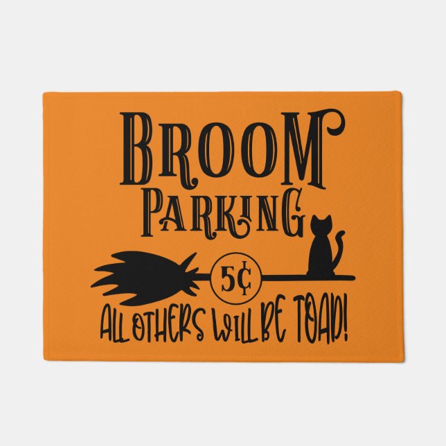 Tapete Broom Parking Halloween (Frente)