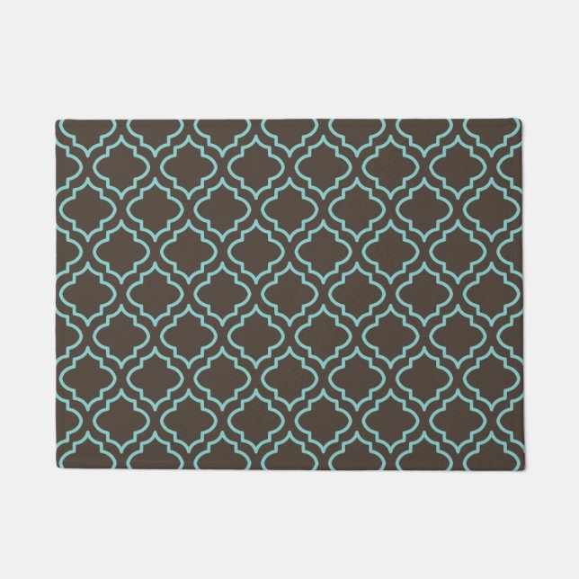 Tapete Brown Aqua Doormat (Frente)