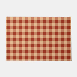 Tapete Brown Checkered Gingham Pattern