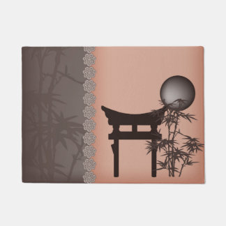 Tapete Brown Torii Bamboo moon