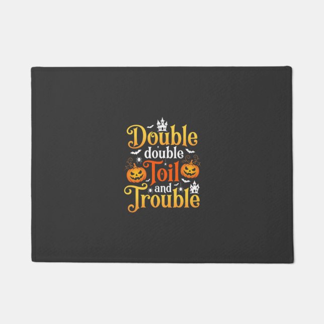 Tapete Bruxa do Halloween Double Double Toil and Trouble (Frente)